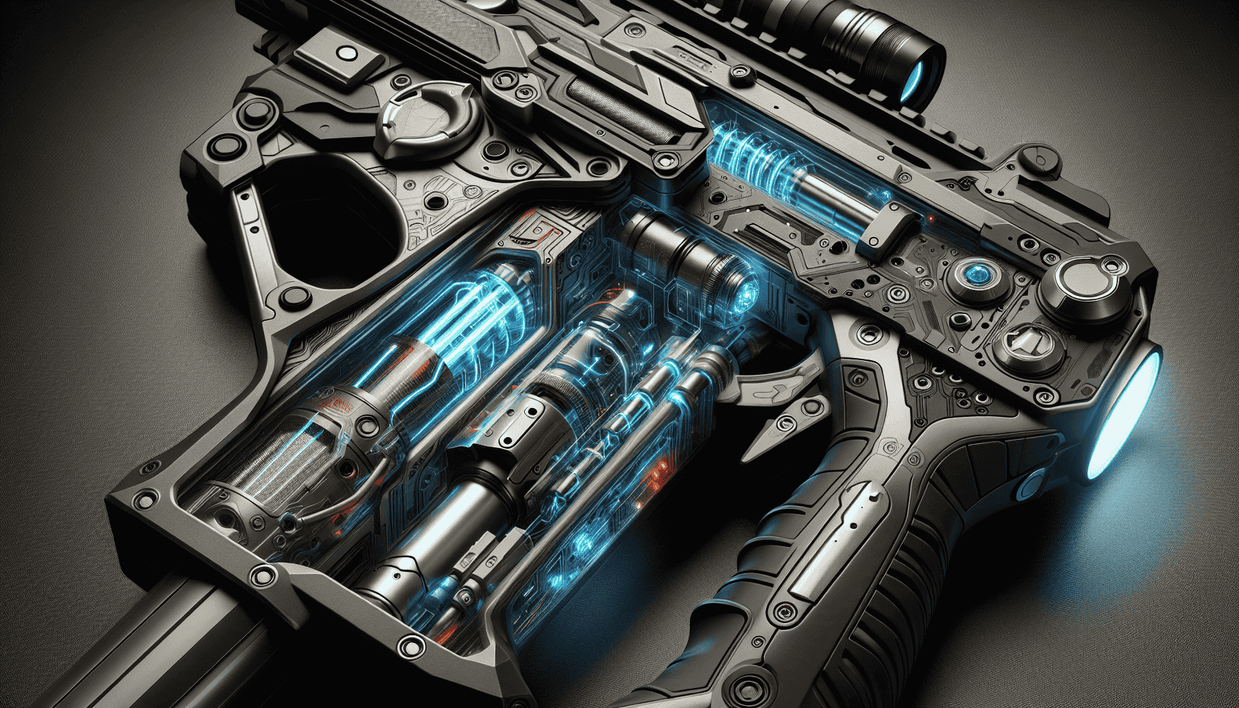 Pistola LaserTag futuristica